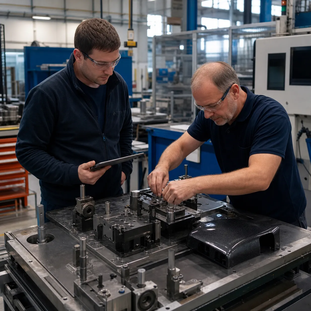 Manufacturing supply chain workflow linking digital inventory, readiness status, production routing, and traceability.